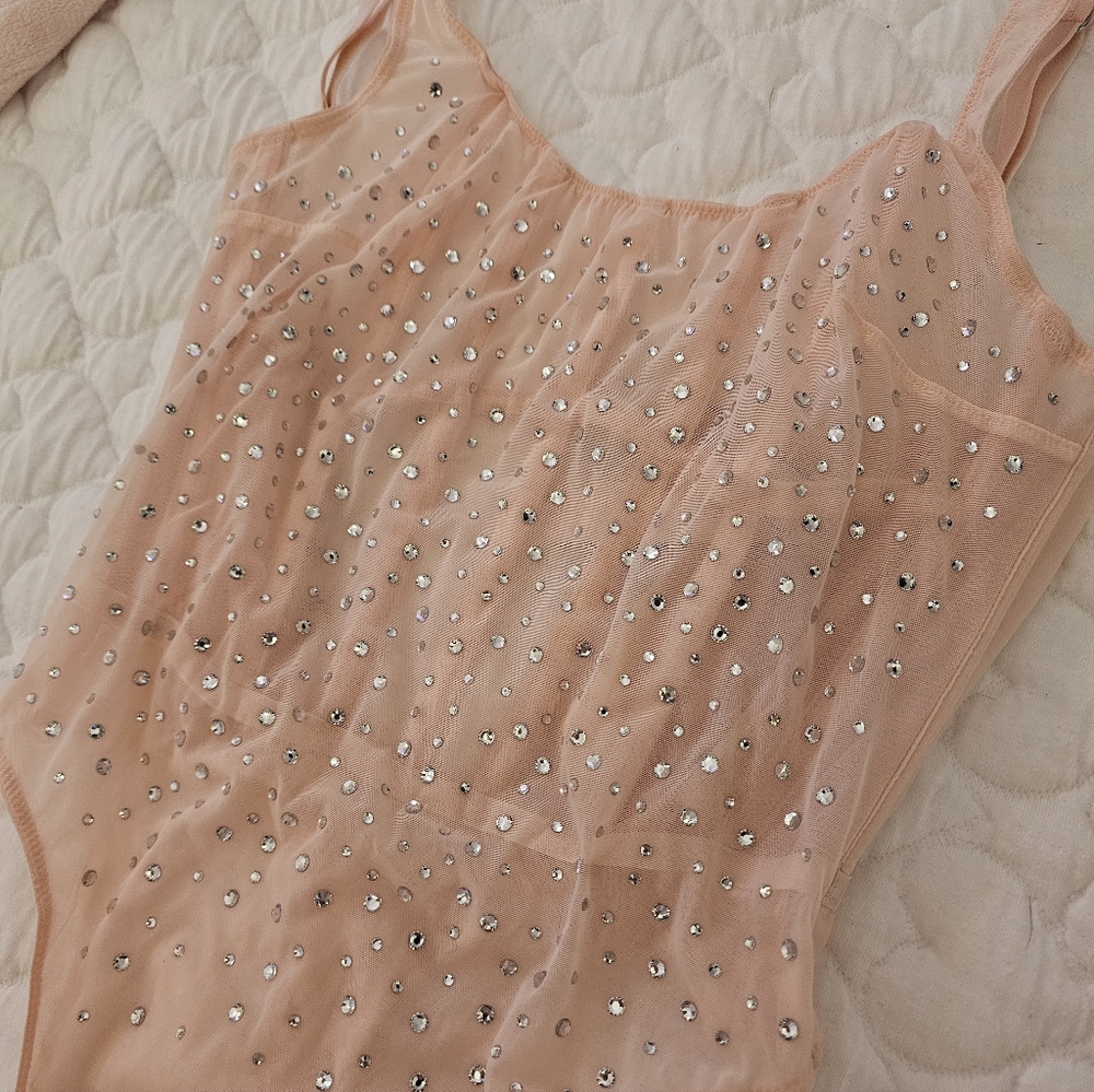 Vitoria's SecretVERY SEXYSugar Coated Rhinestone WickedCorset Teddy